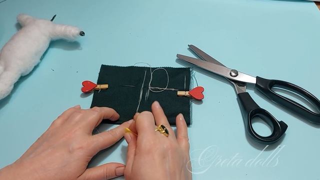 Кукла из капрона. Одежда для гнома без выкройки.