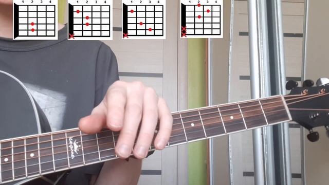 КАК ИГРАТЬ СИГМА БОЙ НА АКУСТИЧЕСКОЙ ГИТАРЕ БЕЗ БАРРЭ смотреть онлайн