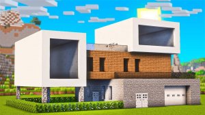 Майнкрафт Как Построить Красивый Дом с БАССЕЙНОМ