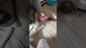 Запуск газового котла  от пропановых баллонов