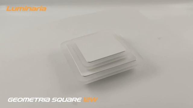 Огляд настіного LED світильника, бра LUMINARIA GEOMETRIA SQUARE 12W S18 смотреть онлайн