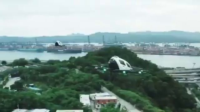 🇨🇳 Автономные пассажирские дроны (летающие такси) в смотреть онлайн