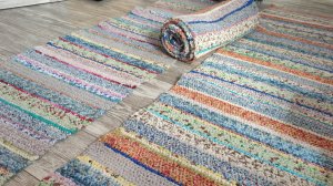 Мастер класс! Связала красивые половики для дома!