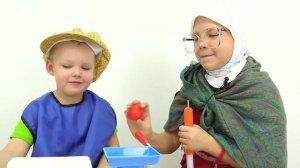 Играем в супермаркет. Развивающее видео для детей.