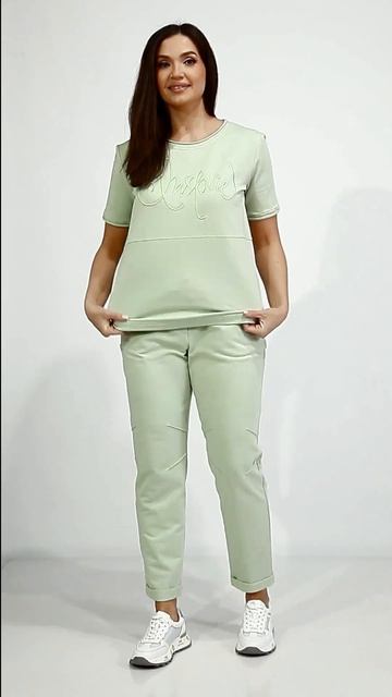 Костюм ТАиЕР Модель 1290 мята смотреть онлайн