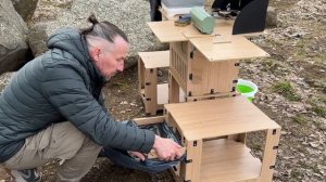 Туристическая складная кухня "Минибокс". Любите готовить на природе?