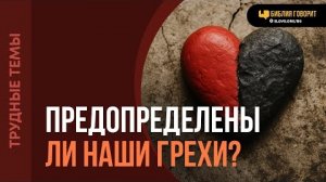 Предопределены ли наши грехи? | «Библия говорит«Алексей Коломийцев