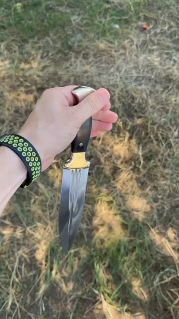 Мини Кинжал сталь из корабельного клапана. #blade #reels #ки? смотреть онлайн