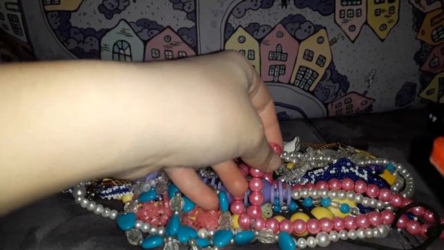 Мои бусы , кулоны цепочки и брошки.