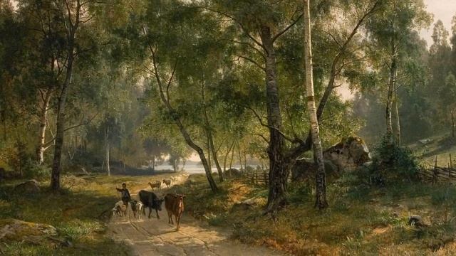 Прекрасные работы шведского художника- пейзажиста ИОГАННА ЭДУАРДА БЕРГА смотреть онлайн