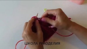 Тапки - Шлёпки вязание спицами