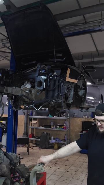 Audi RS6 ремонт насос гидроусилителя руля. #техцентрпродр смотреть онлайн