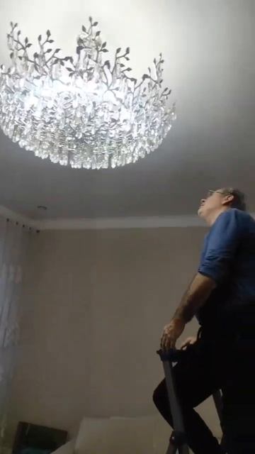 Девочки 🤗😍новая люстра😘 #home #дача #люстра #люстры #о смотреть онлайн