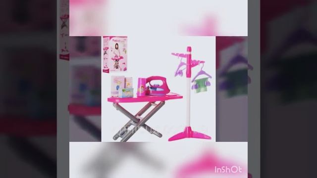 Игровой набор для девочек утюг гладильная доска вешал смотреть онлайн
