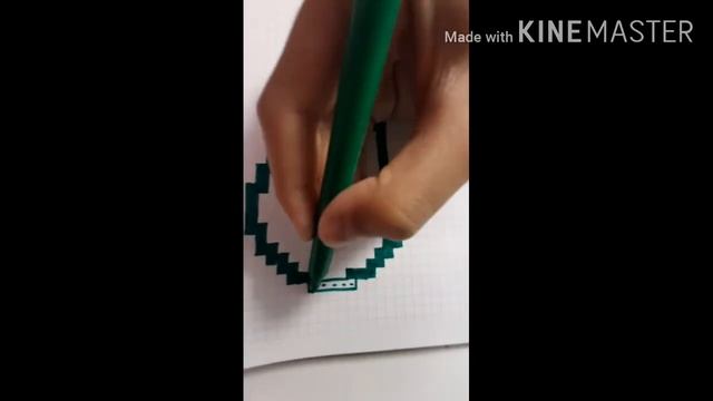 РИСУЕМ АВОКАДО ПО КЛЕТОЧКАМ / ВИДЕО Ella DIY смотреть онлайн