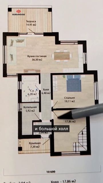 проект двухэтажного дома #guruhouse #гурухаус смотреть онлайн