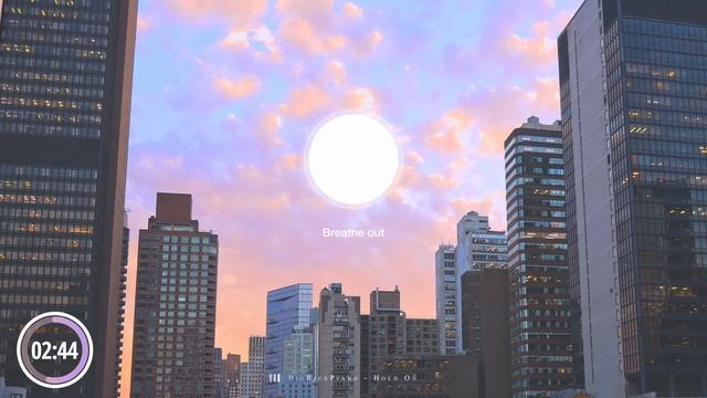 2 часа StudyWithMe - Calm Piano Music- New York Skyline At Sunset  - Pomodoro 25/5