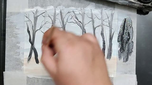 Апрель. Рисуем гуашью. смотреть онлайн