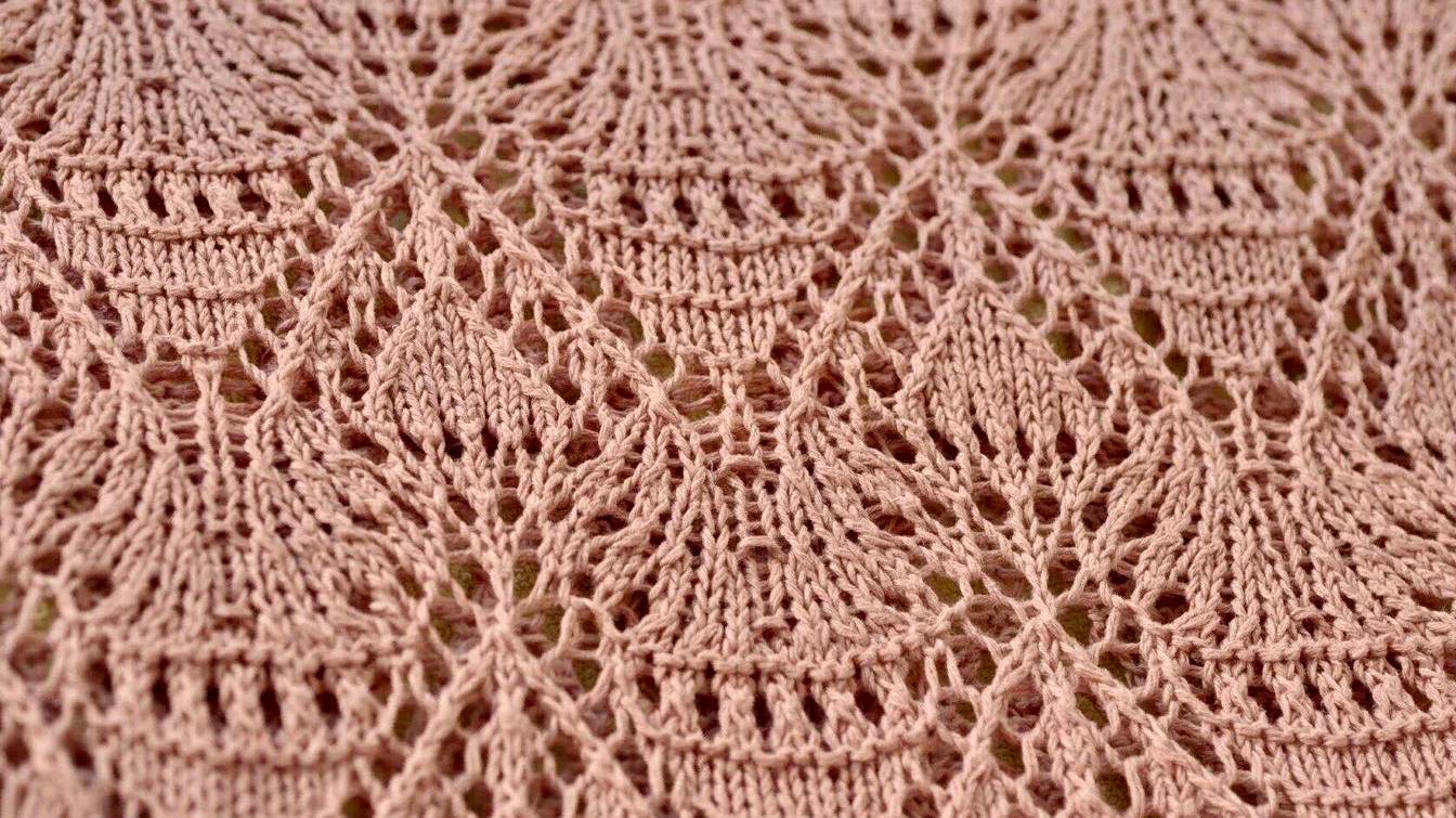 __Красивый Японский узор__Мастер класс.Вязание спицами. смотреть онлайн