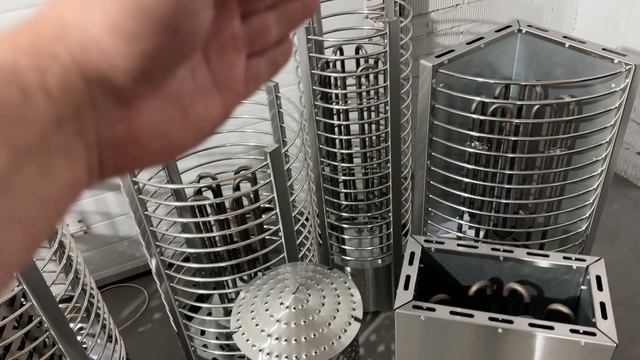 Обзор электрокаменок, сравнение с импортными аналогами, сравнение ТЭНов, загрузка камня, металлу смотреть онлайн