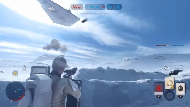 Star Wars Battlefront Прикольные игровые моменты смотреть онлайн