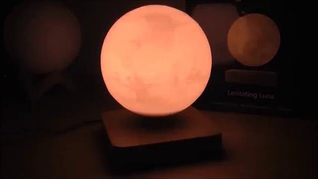 Левитирующая лунная лампа с AliExpress. смотреть онлайн