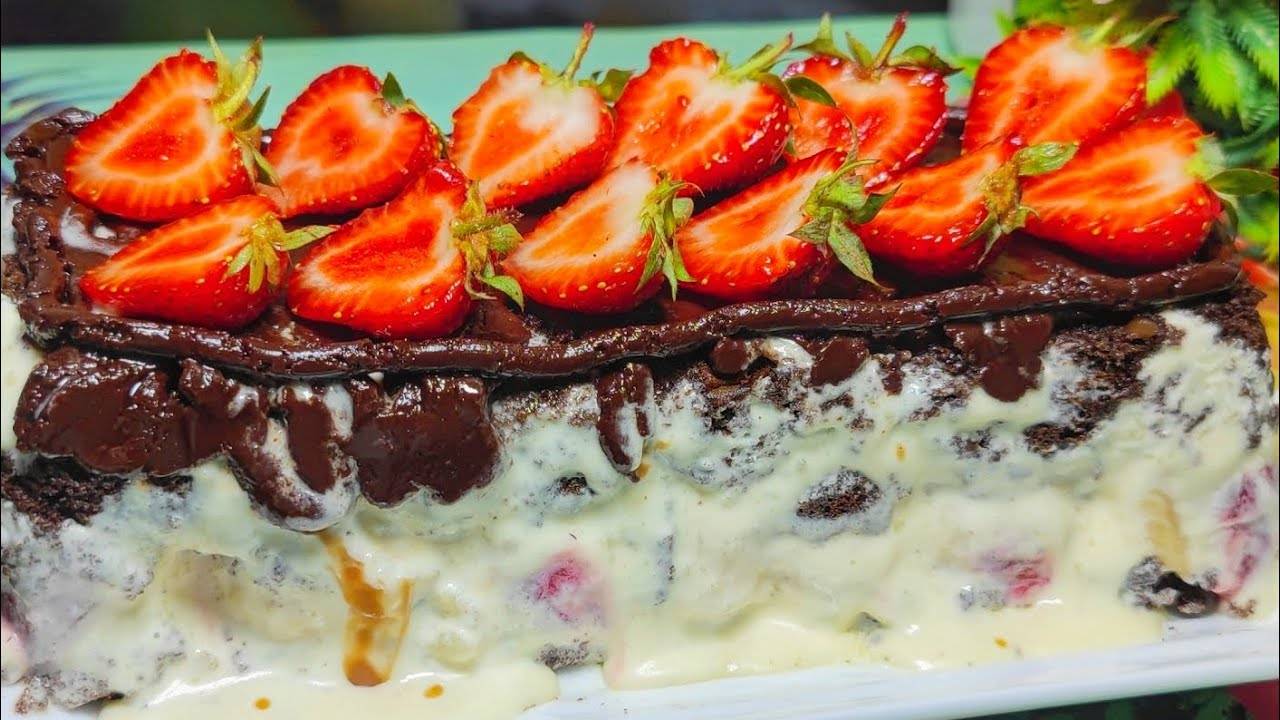 Я НЕ МОГУ ПЕРЕСТАТЬ ГОТОВИТЬ ЭТОТ ВКУСНЫЙ ШОКОЛАДНЫЙ ДЕСЕРТ!  ОСТОРОЖНО ЭТО ОЧЕНЬ ОЧЕНЬ ВКУСНО!