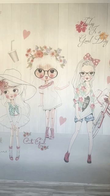 Фотообои в детскую комнату смотреть онлайн