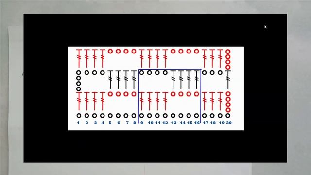 Как читать схемы крючком. Определение раппорта и изменение схемы смотреть онлайн