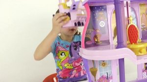 Замок принцессы Селестии. Игрушки Май Литл Пони.