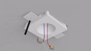 Монтаж. Гипсовый встраиваемый светильник под шпаклёв?