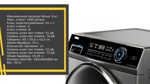 ТОП—5. Лучшие стиральные машинки haier. Рейтинг 2025 года!