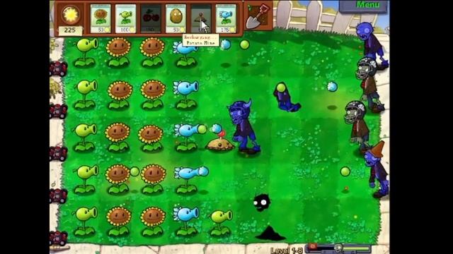 PvZ 1-8 Hard Mode Без Чомперов (другие текстурки) Попытка 1 смотреть онлайн