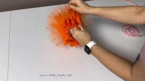 Хвост белки/лисы своими руками из фатина без швейной м