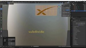 Blender 4, переводим картинку на объект -  модификатор shrinkwa