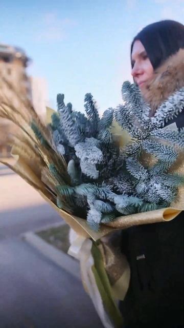 Букет Первый снег с нобилисом #цветымосква смотреть онлайн