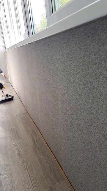 отделка балкона гибкой штукатуркой #гибкийкамень #рем смотреть онлайн