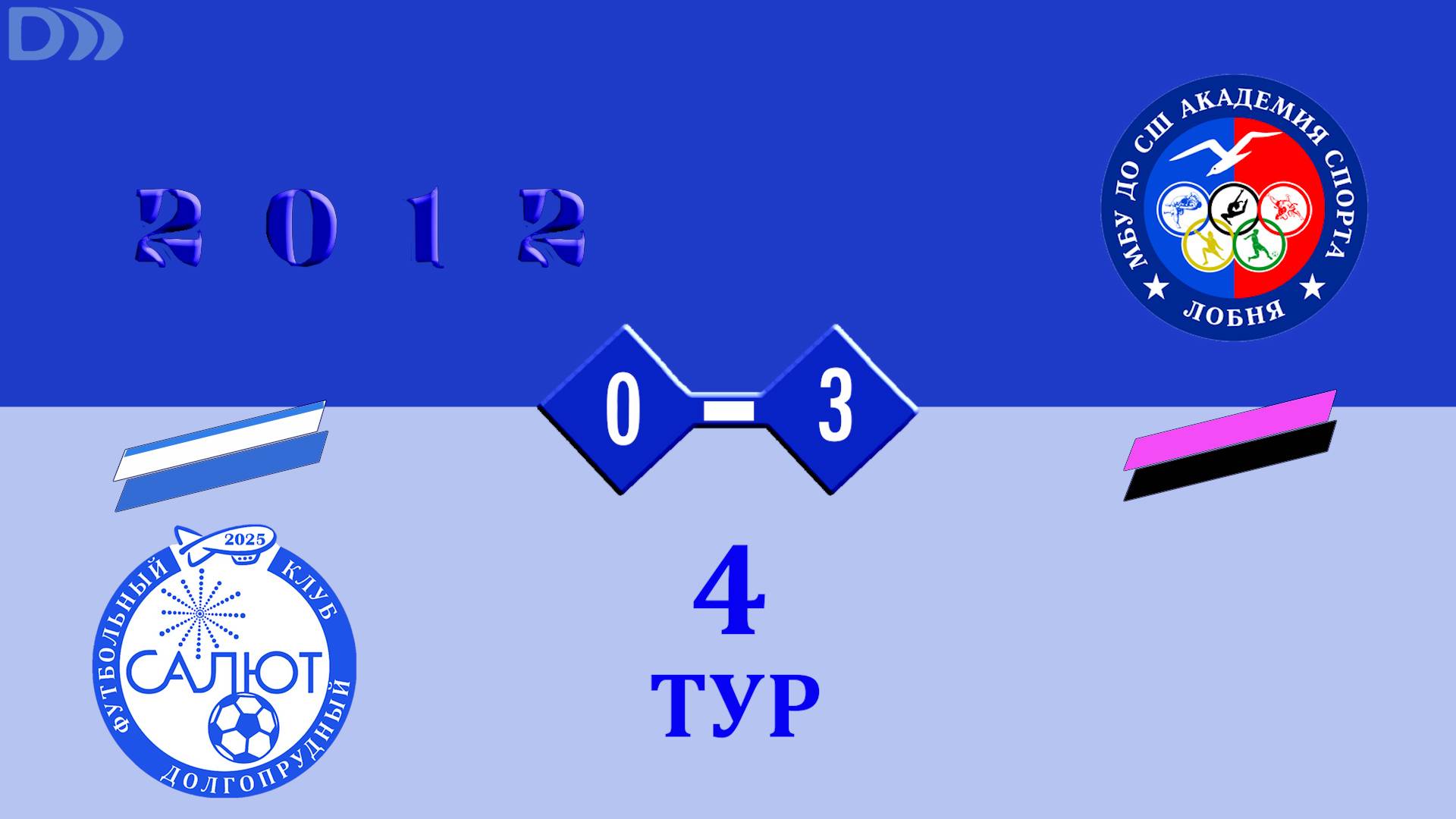 ФСК Салют 2012-2 0-3 ФК Лобня 2012 смотреть онлайн