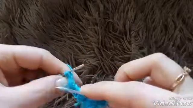 Ажурная резинка на снуд 😉 комплект для Маленькой Миланы( объем головы 48 см,  двойная пряжа Алине)