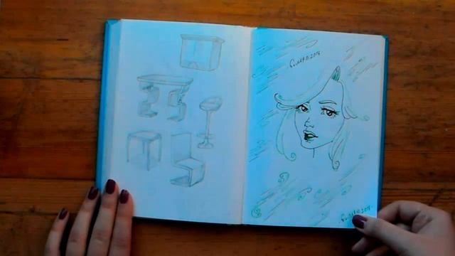 Обзор скетчбука часть 2 (Sketchbook tour part 2) Антонина Flimp смотреть онлайн