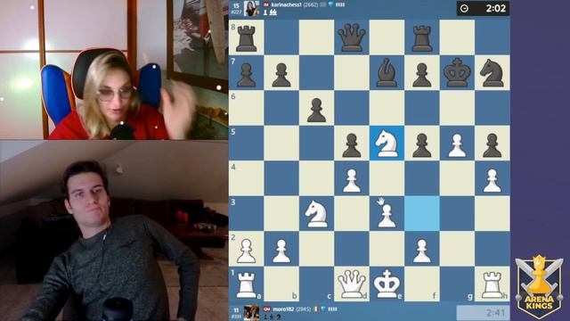 БЕДНЕНЬКИЙ МОЙ! // GM ЛУКА МОРОНИ vs IM КАРИНА АМБАРЦУМОВА смотреть онлайн