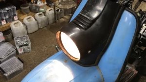 Мотороллер муравей на вариаторе с понижайкой.