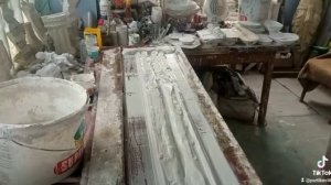 изготовление гипсовой тяги по шаблону