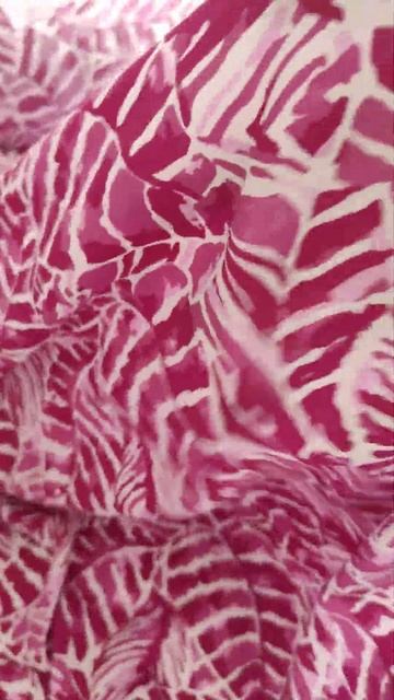 Вискоза Розовые Тропики #рукоделие #одежда #ткани #шит?