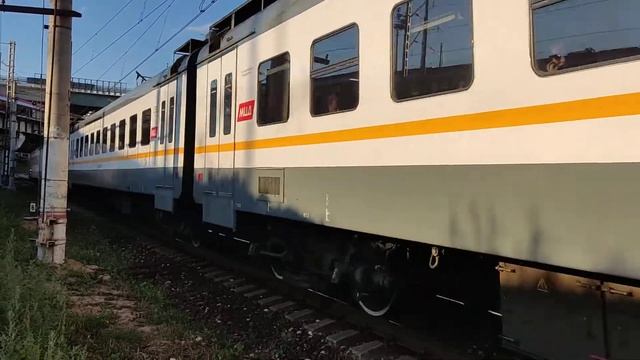 ЭП2Д 0067 и Иволга на перегоне Беговая-Тестовская