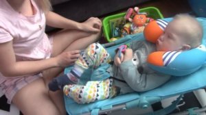 Занятия для детей с ДЦП, умственной отсталостью и аутизмом/ Симкина реакция на наши игры))