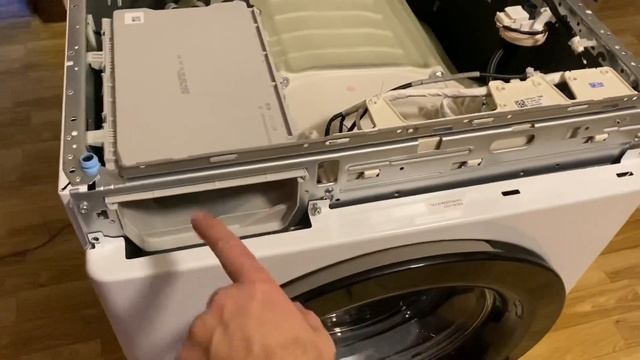Стиральная машина LG TW4V3RS6W частичный разбор и шумо изол смотреть онлайн