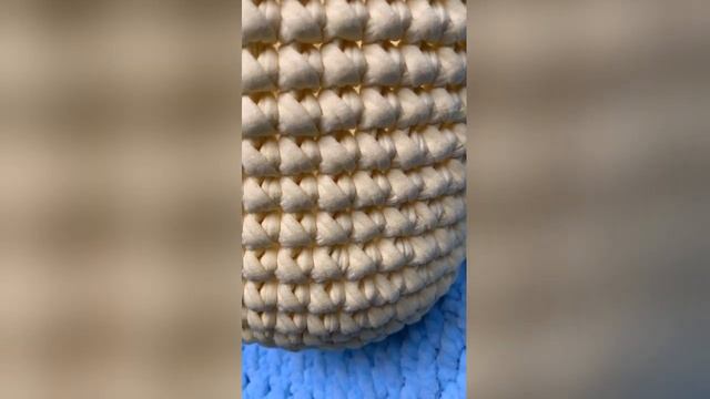 Подвесная корзина из трикотажной пряжи Biskvit