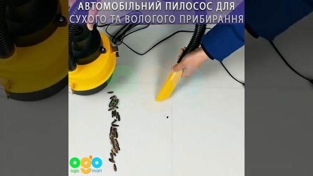 Автомобильный пылесос для сухой и влажной уборки ОГО смотреть онлайн