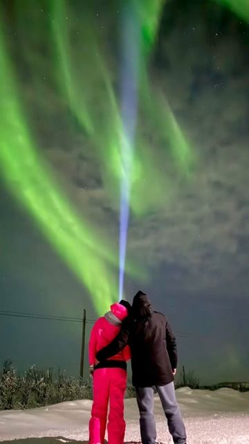 А вы видели северное сияние?✨ Мурманск. #путешествуйс? смотреть онлайн